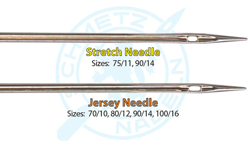 Difference between SCHMETZ Stretch and Ball Point/Jersey Needles