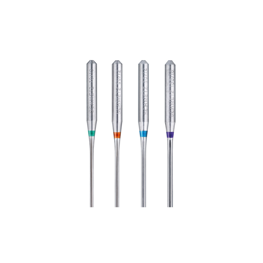 Schmetz Quilting Needles 15x1 Available in size 11, 14, Assortment pac –  Central Michigan Sewing Supplies Inc.